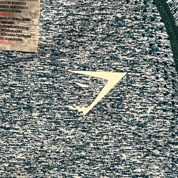 EUC Gymshark Seamless Long Sleeve Crop Top XS - Picture 8 of 9